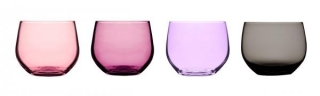 SPECTRA sklenice 4 ks růžová