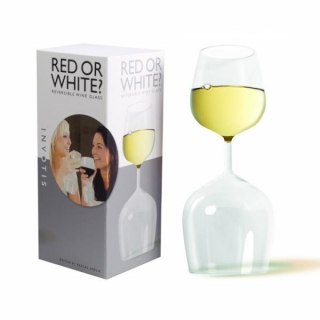 Oboustranná sklenice na víno INVOTIS Red or White